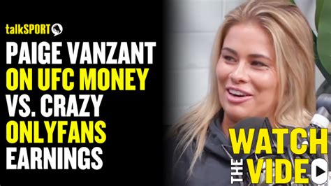 paige vanzant onlyfan|Paige VanZant recalls moment she told husband OnlyFans had。